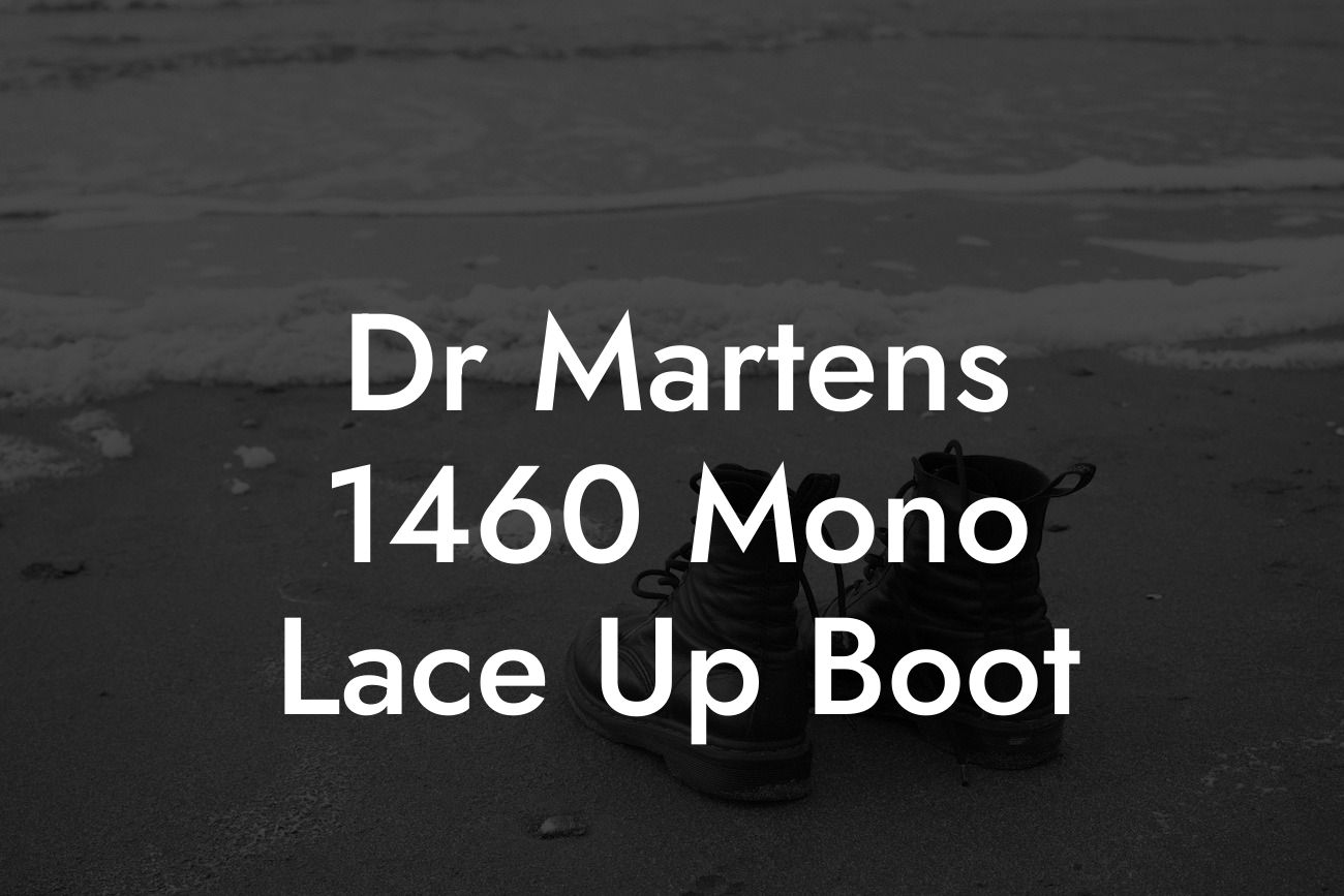 Dr Martens 1460 Mono Lace Up Boot