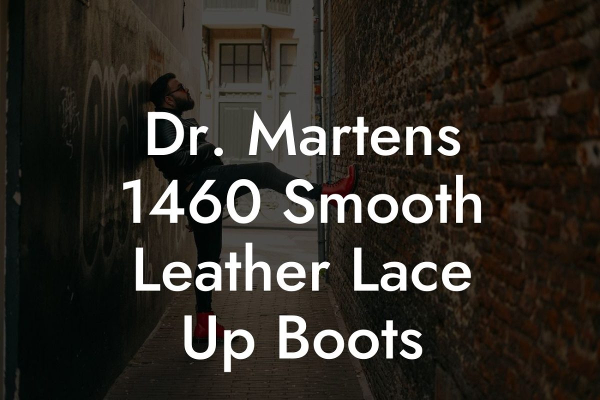 Dr. Martens 1460 Smooth Leather Lace Up Boots