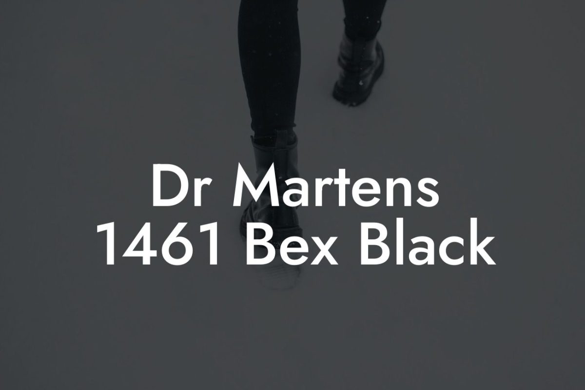 Dr Martens 1461 Bex Black