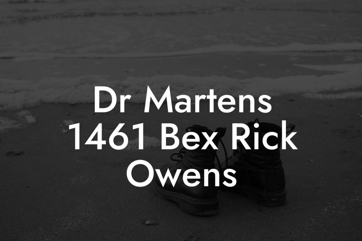 Dr Martens 1461 Bex Rick Owens