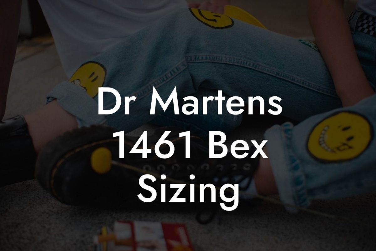 Dr Martens 1461 Bex Sizing