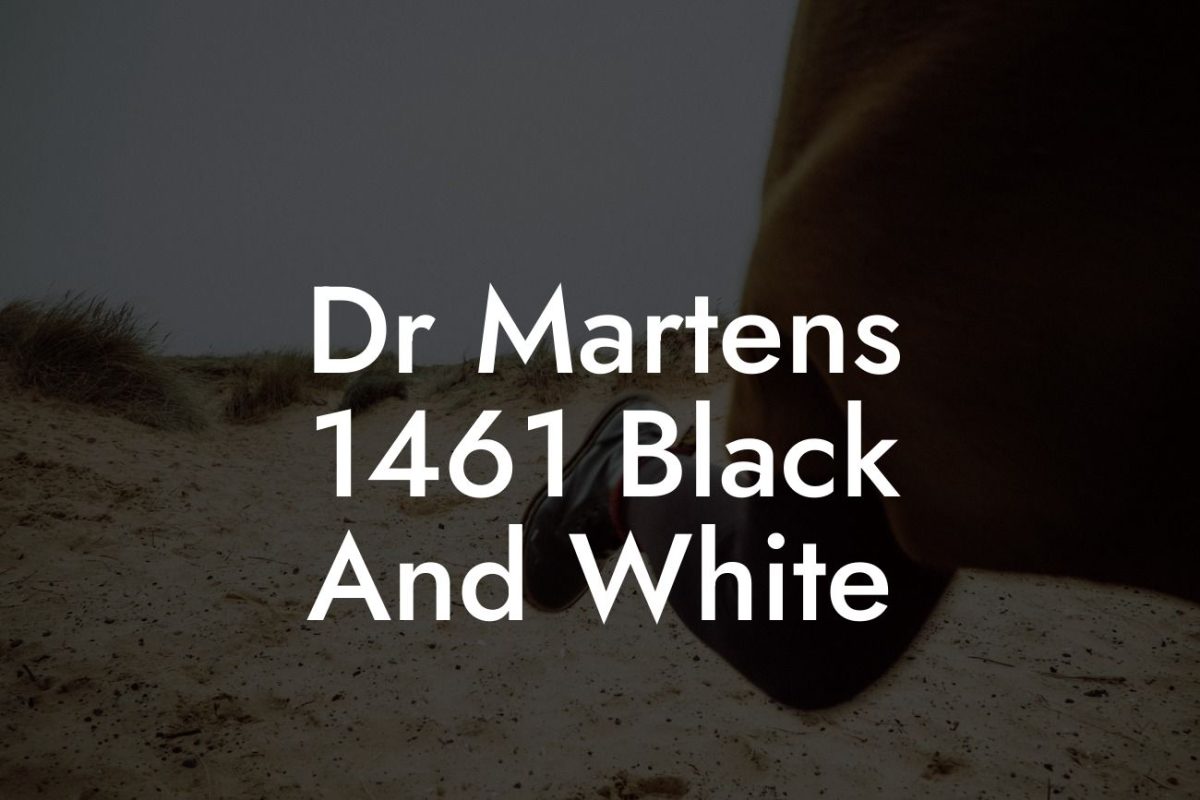 Dr Martens 1461 Black And White