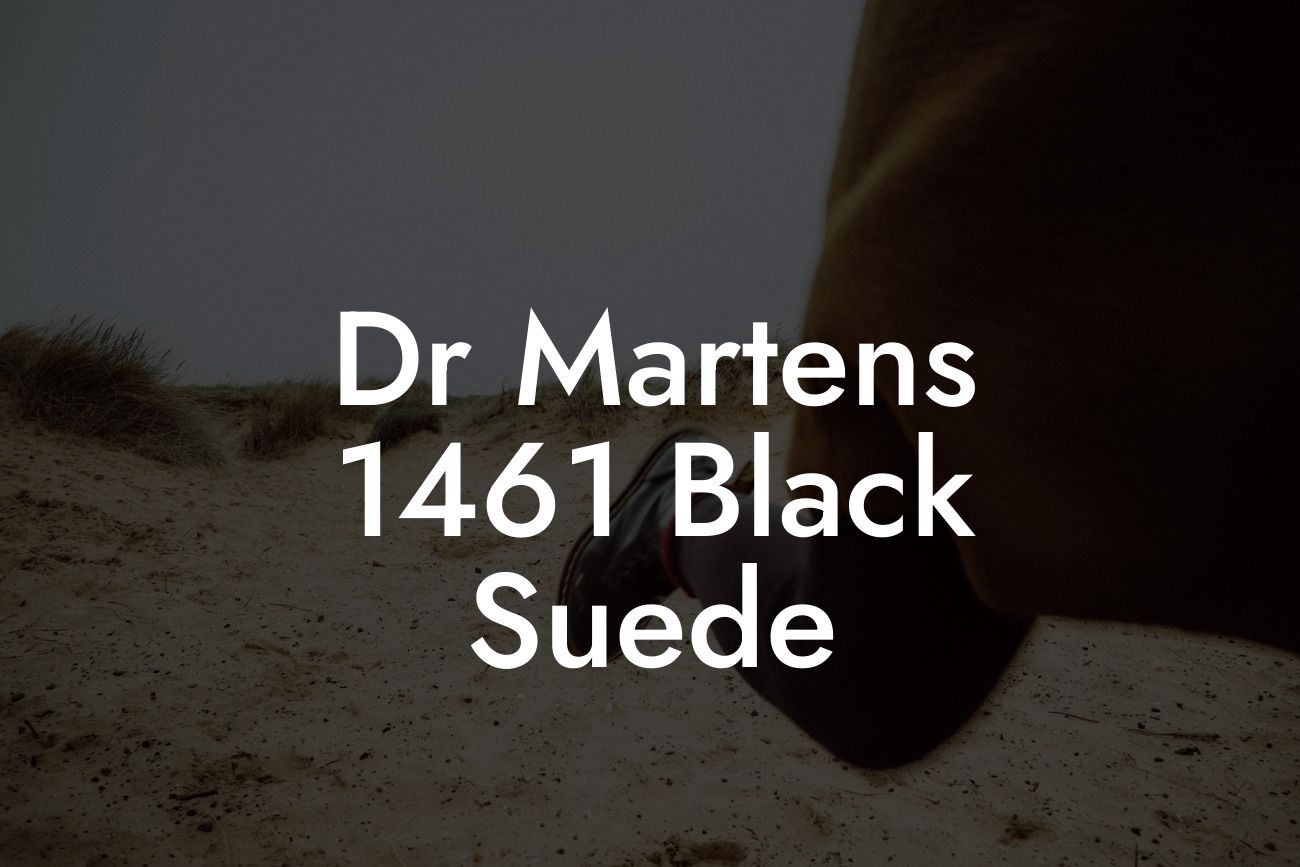 Dr Martens 1461 Black Suede