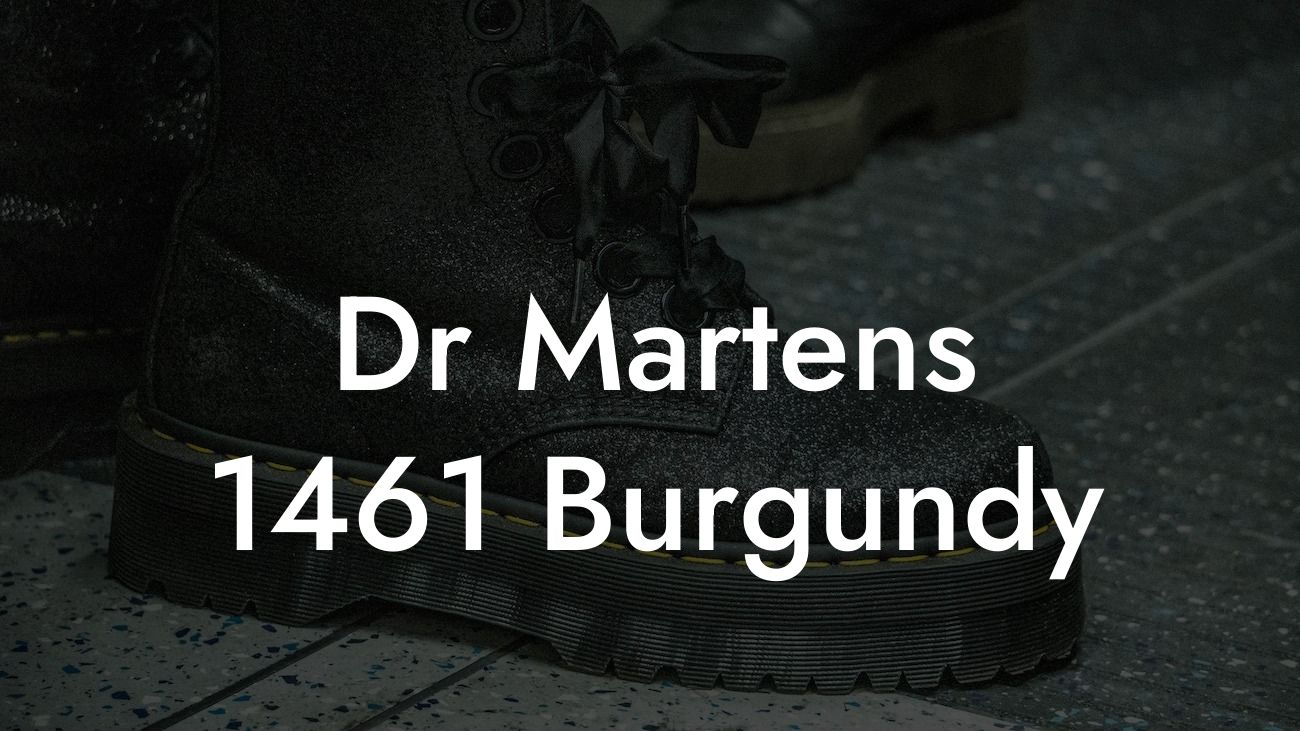 Dr Martens 1461 Burgundy