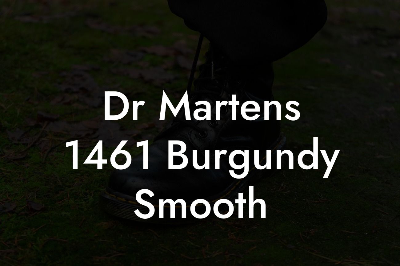 Dr Martens 1461 Burgundy Smooth
