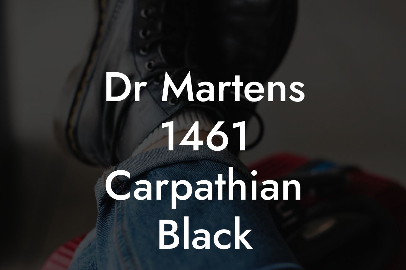 Dr Martens 1461 Carpathian Black