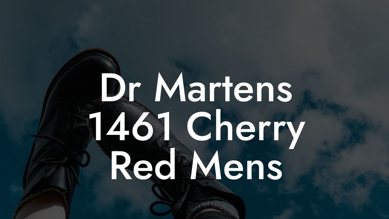 Dr Martens 1461 Cherry Red Mens