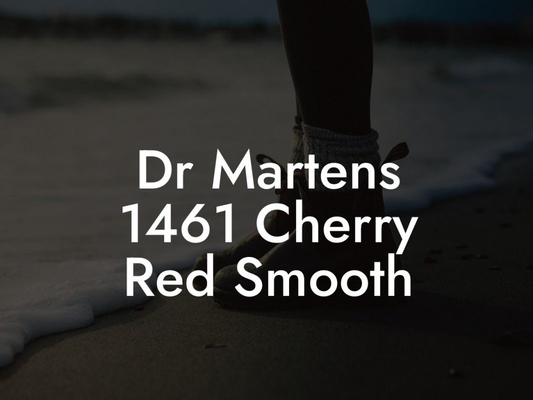 Dr Martens 1461 Cherry Red Smooth