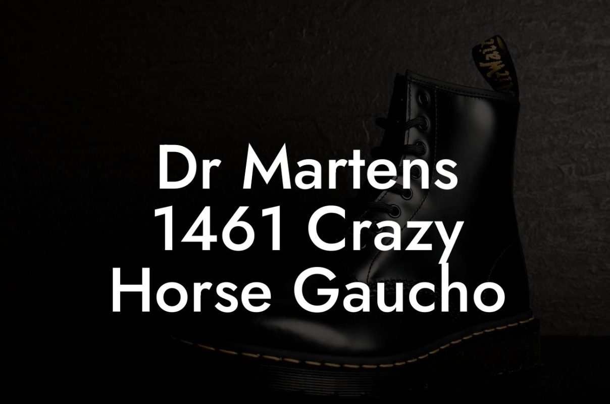 Dr Martens 1461 Crazy Horse Gaucho