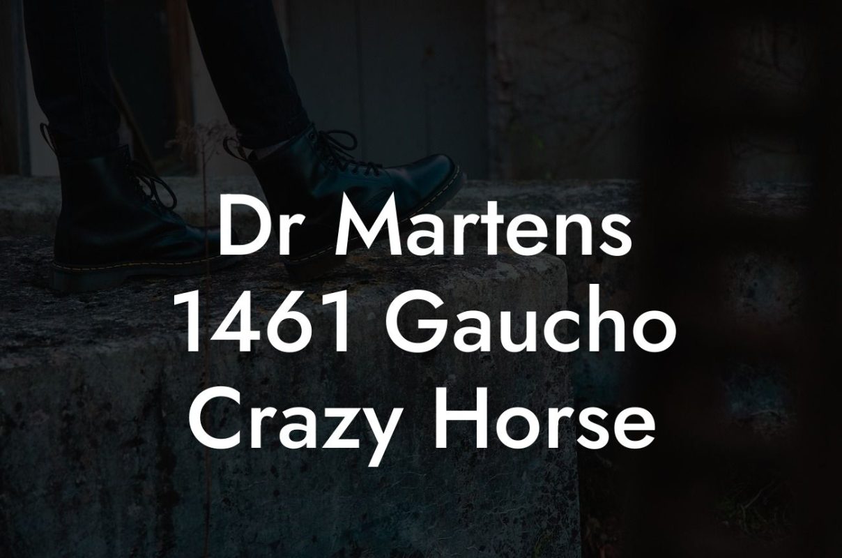 Dr Martens 1461 Gaucho Crazy Horse