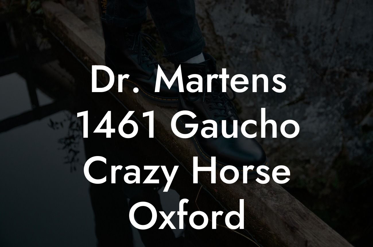 Dr. Martens 1461 Gaucho Crazy Horse Oxford