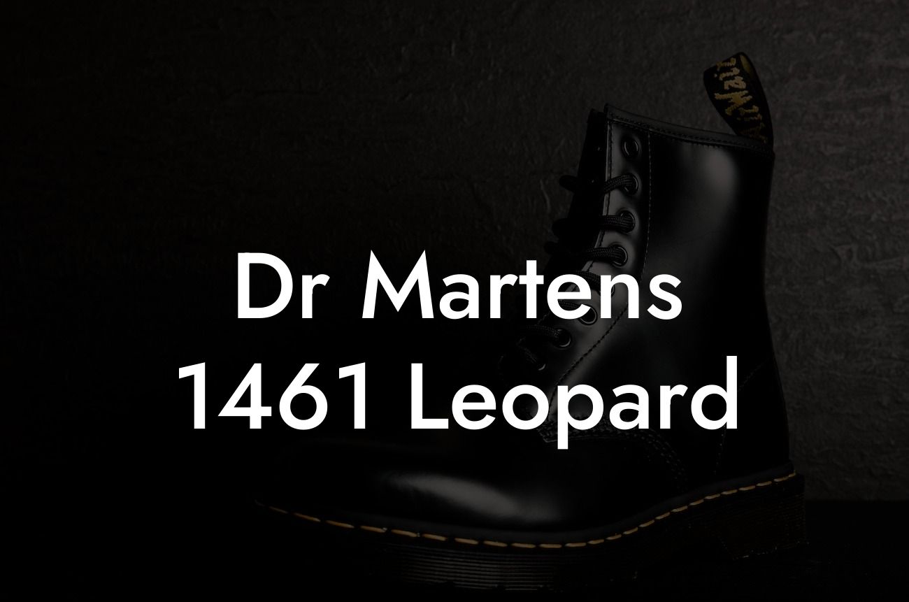 Dr Martens 1461 Leopard