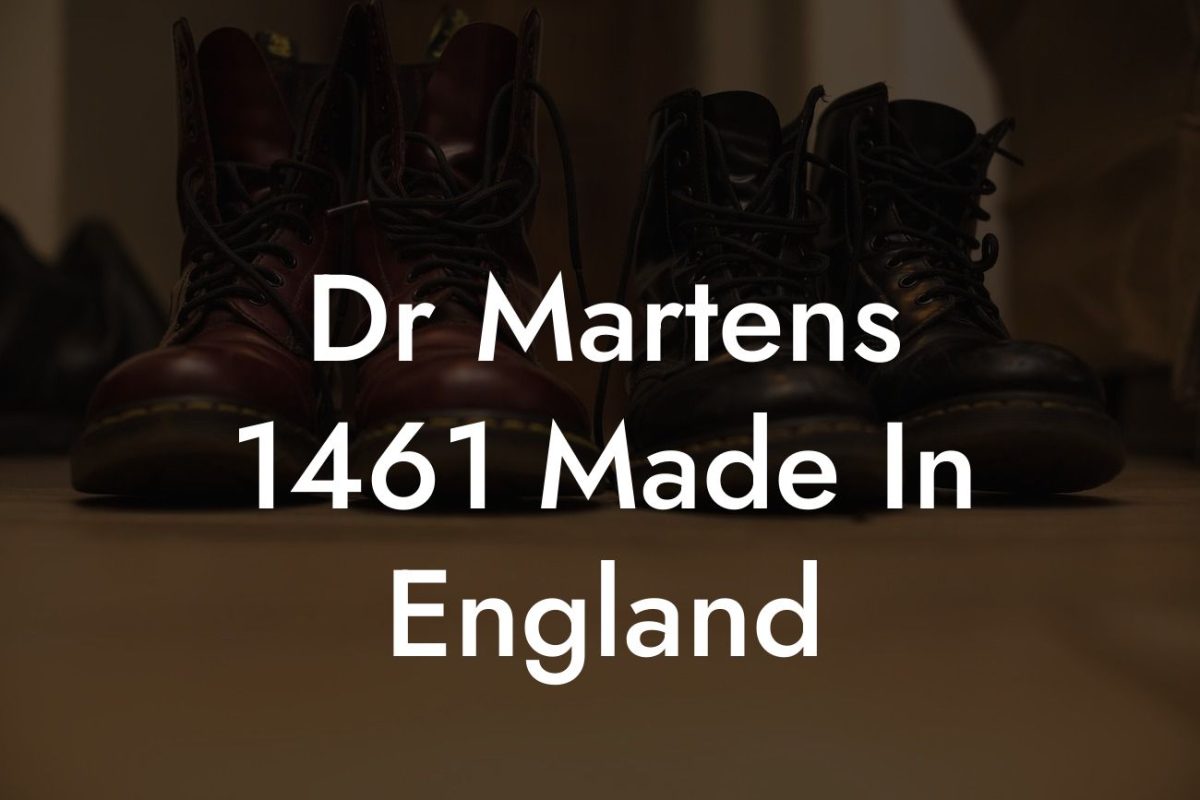 Dr Martens 1461 Made In England