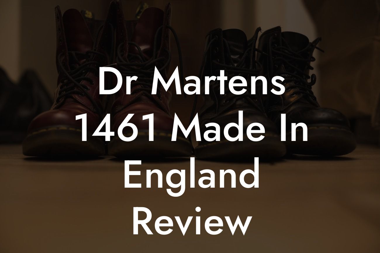 Dr Martens 1461 Made In England Review