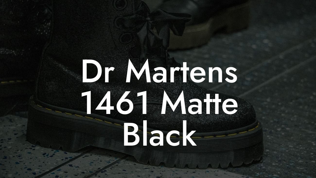 Dr Martens 1461 Matte Black