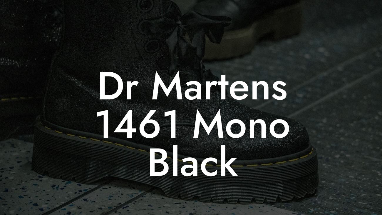 Dr Martens 1461 Mono Black