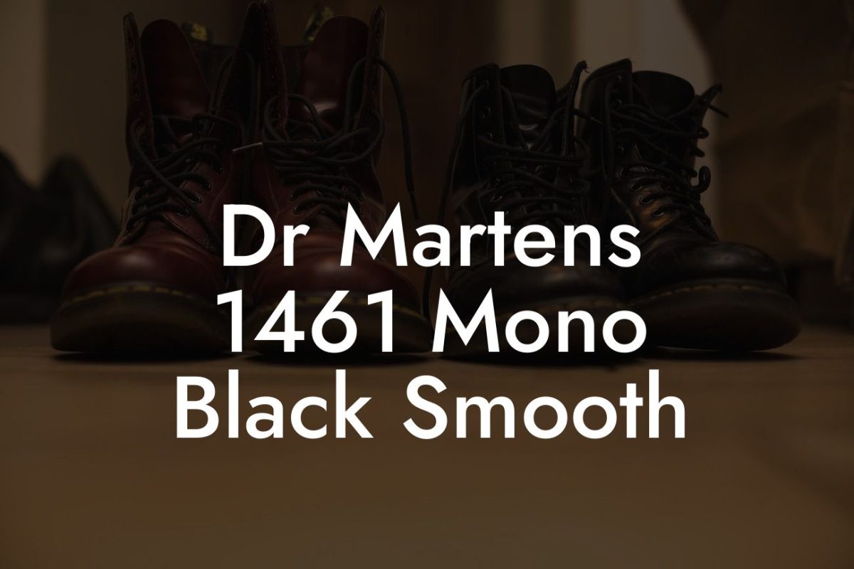 Dr Martens 1461 Mono Black Smooth