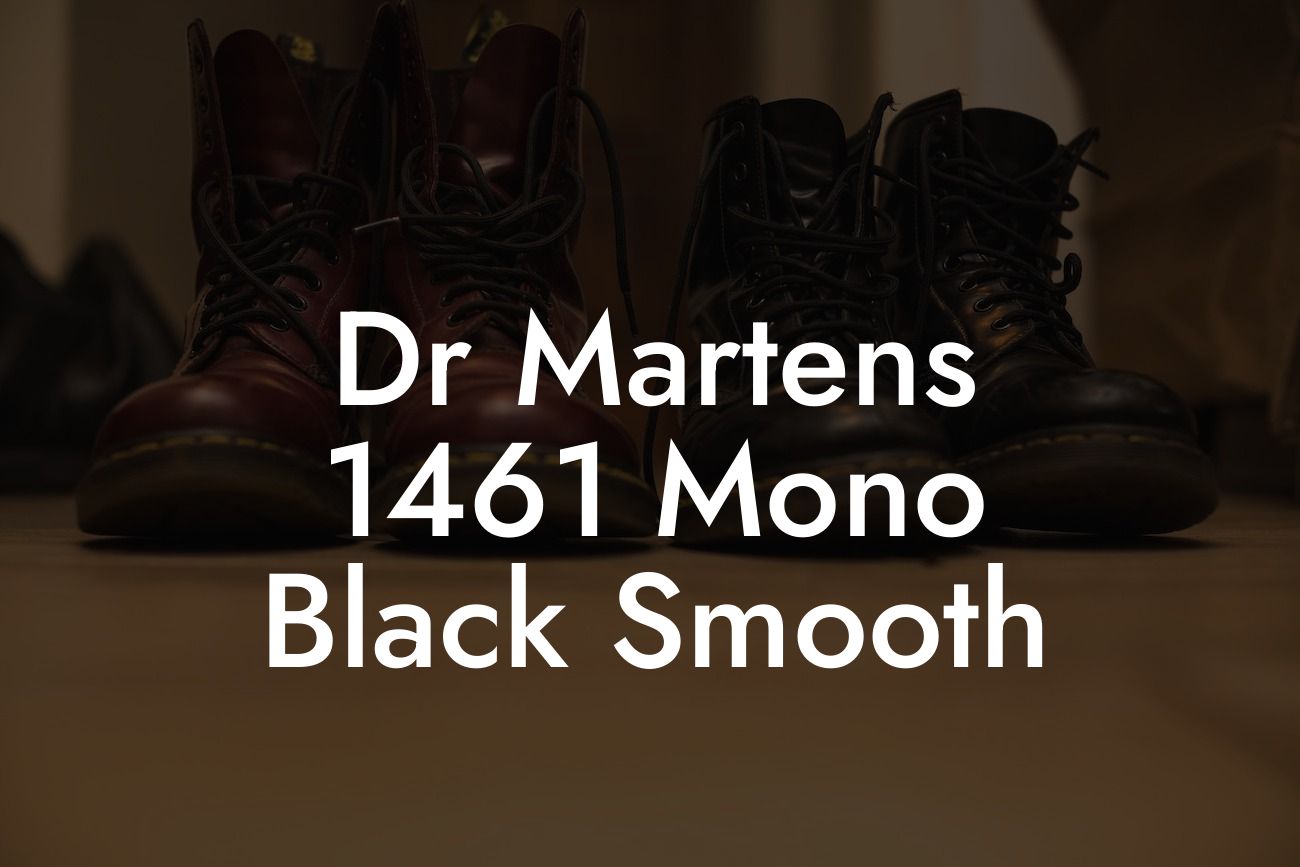 Dr Martens 1461 Mono Black Smooth