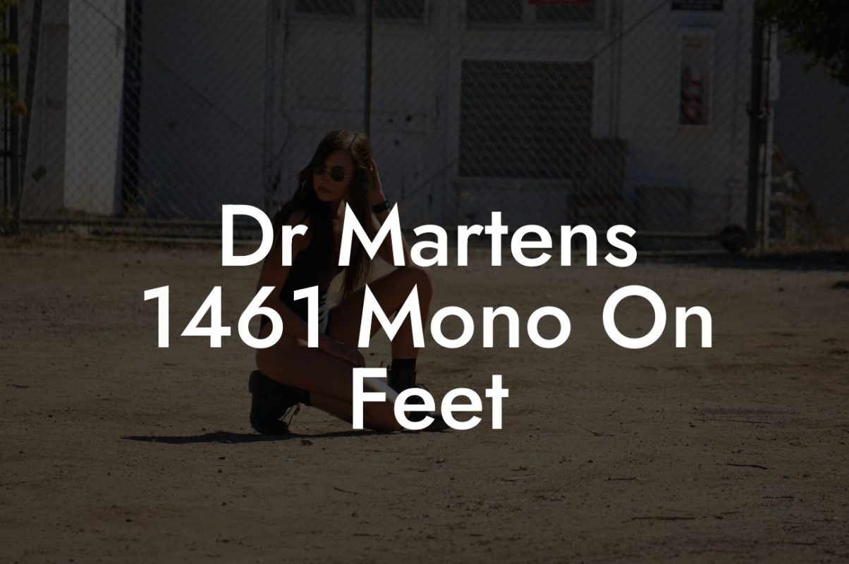 Dr Martens 1461 Mono On Feet