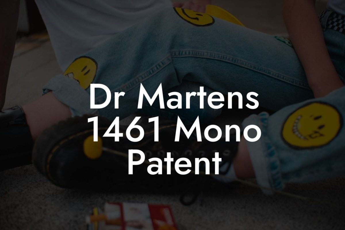 Dr Martens 1461 Mono Patent