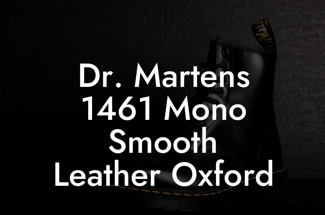 Dr. Martens 1461 Mono Smooth Leather Oxford