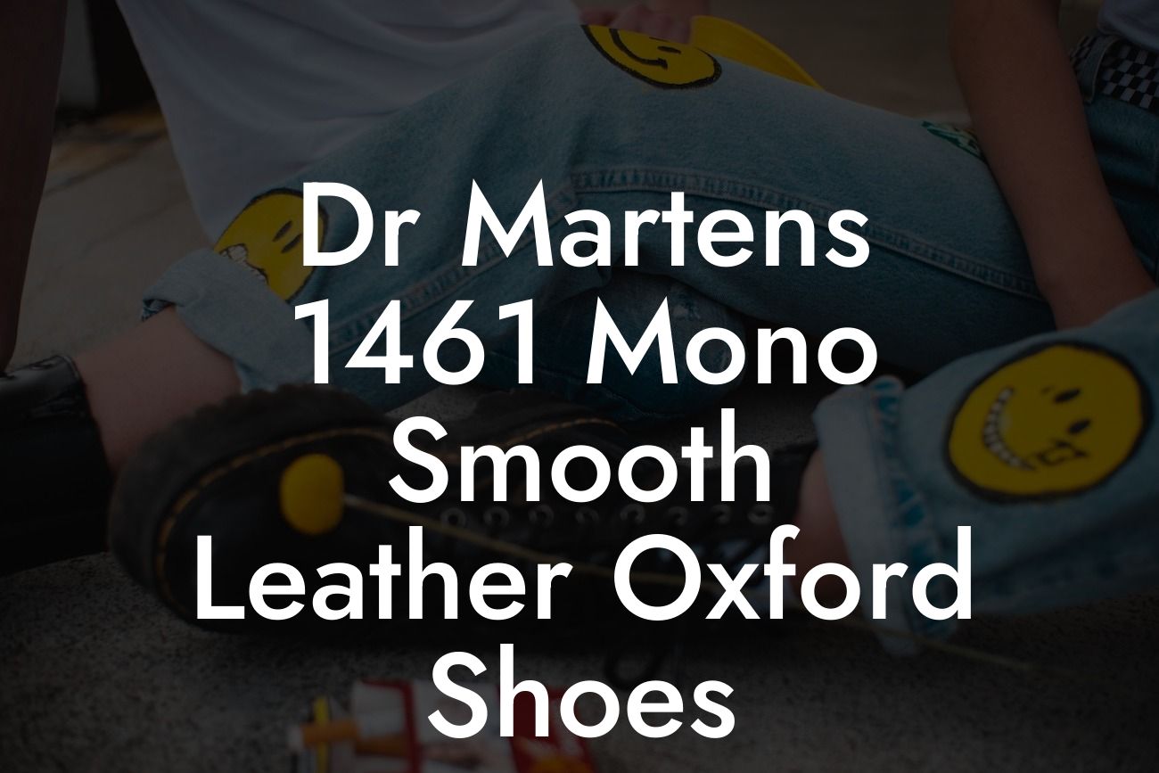 Dr Martens 1461 Mono Smooth Leather Oxford Shoes