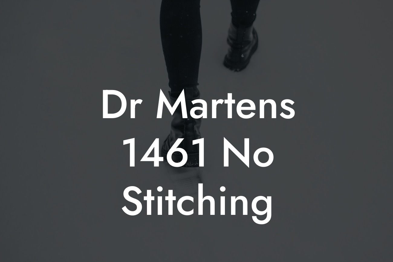 Dr Martens 1461 No Stitching