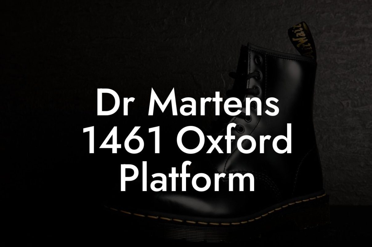 Dr Martens 1461 Oxford Platform