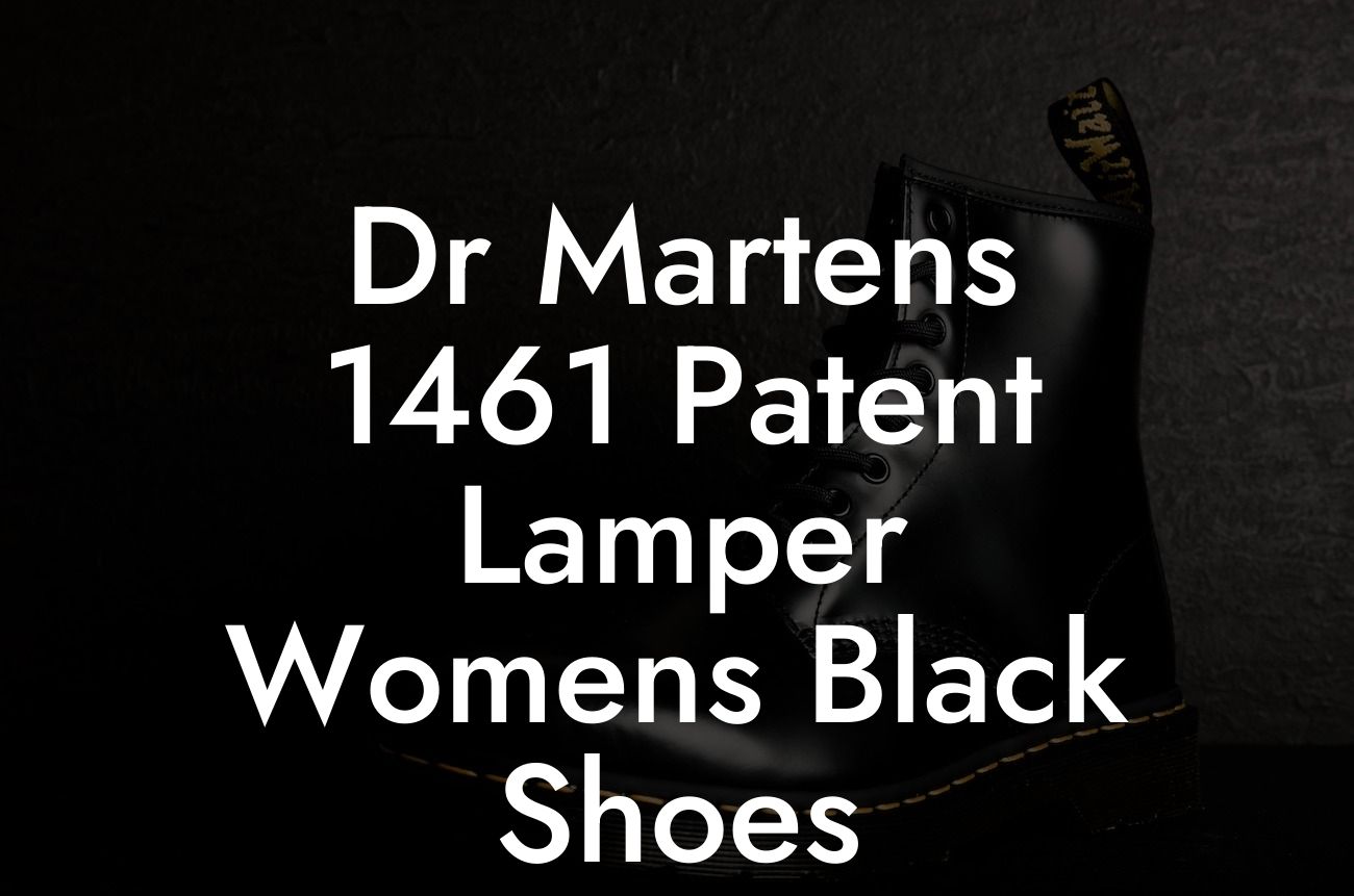 Dr Martens 1461 Patent Lamper Womens Black Shoes