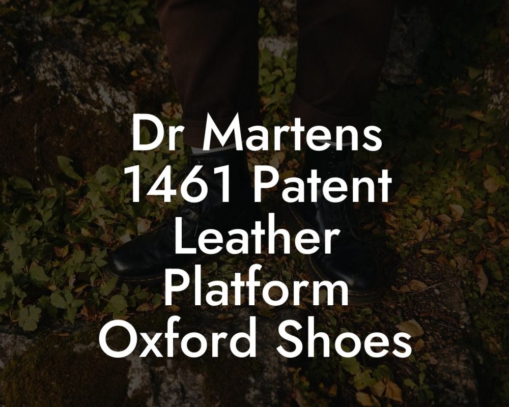 Dr Martens 1461 Patent Leather Platform Oxford Shoes