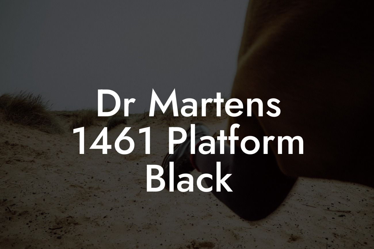 Dr Martens 1461 Platform Black