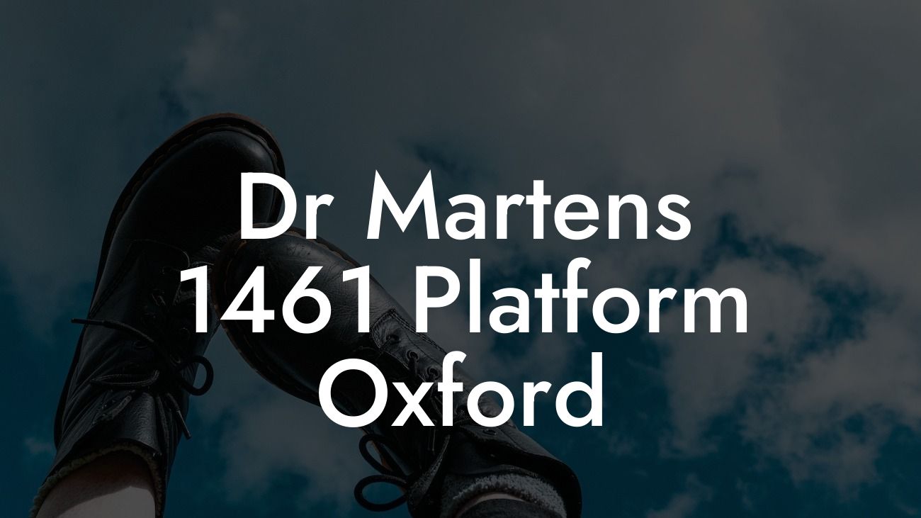 Dr Martens 1461 Platform Oxford