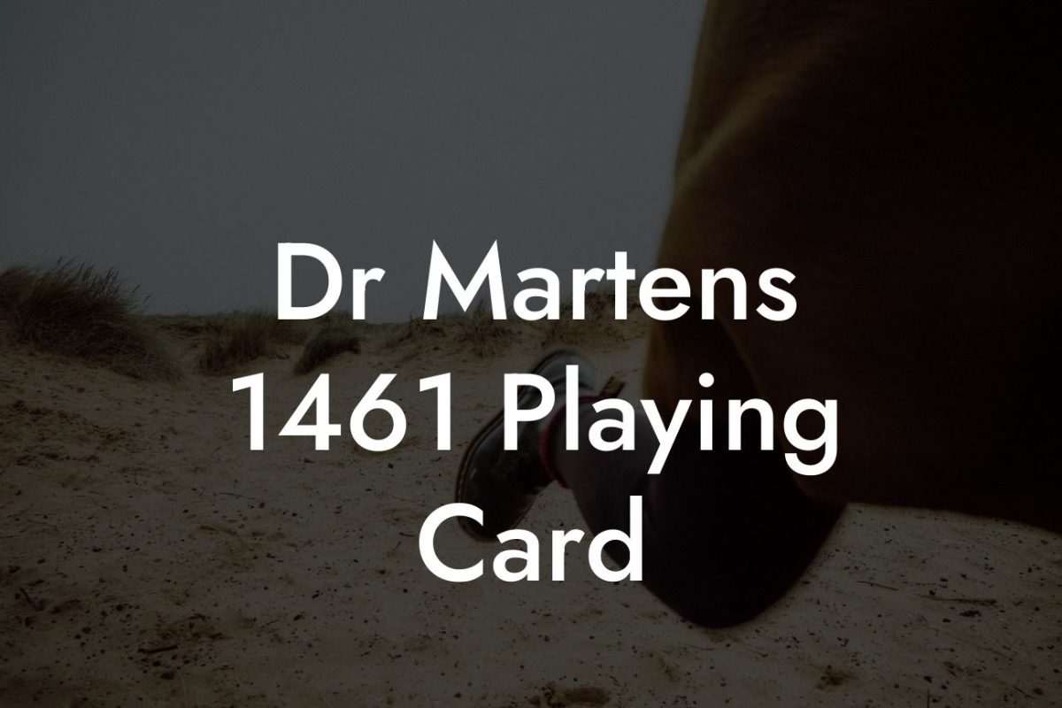 Dr Martens 1461 Playing Card