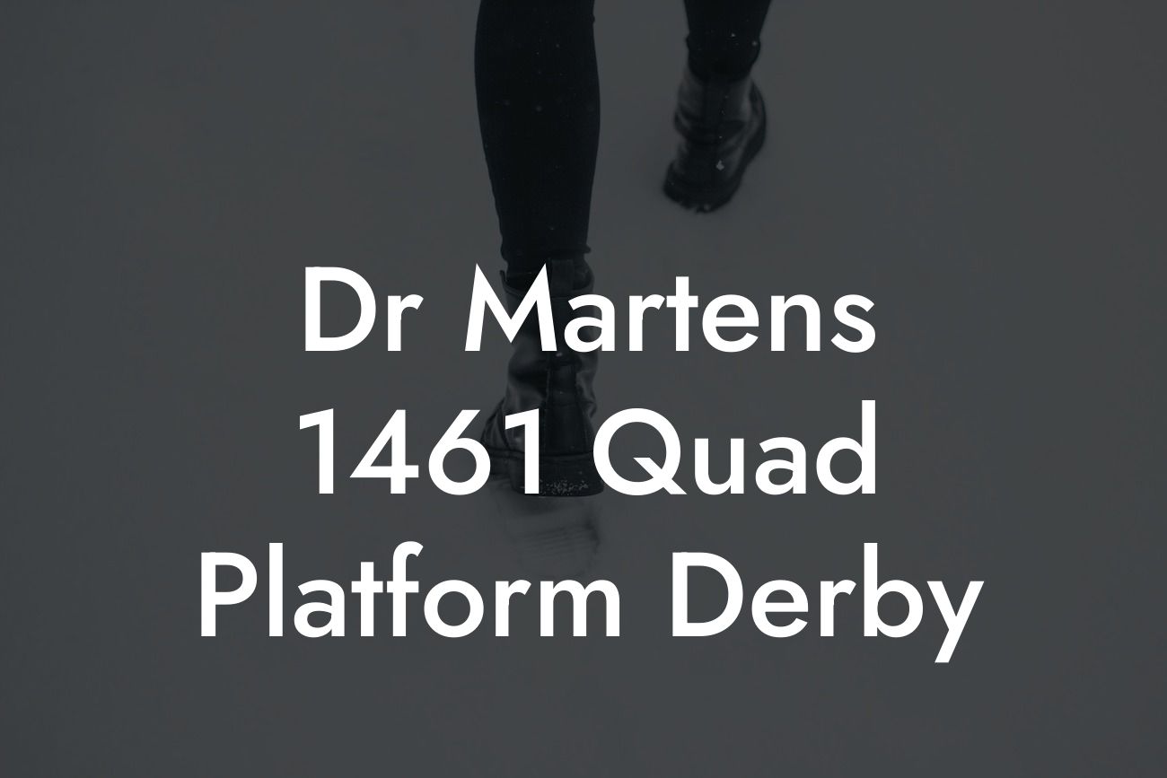 Dr Martens 1461 Quad Platform Derby