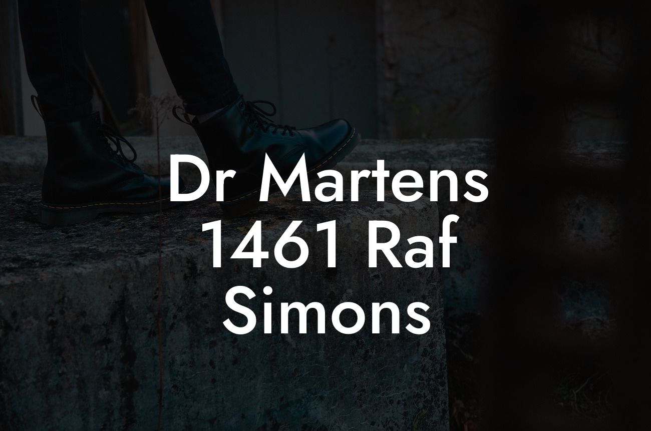 Dr Martens 1461 Raf Simons