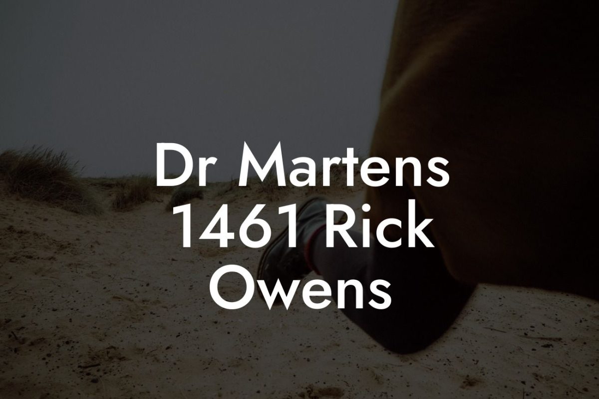 Dr Martens 1461 Rick Owens