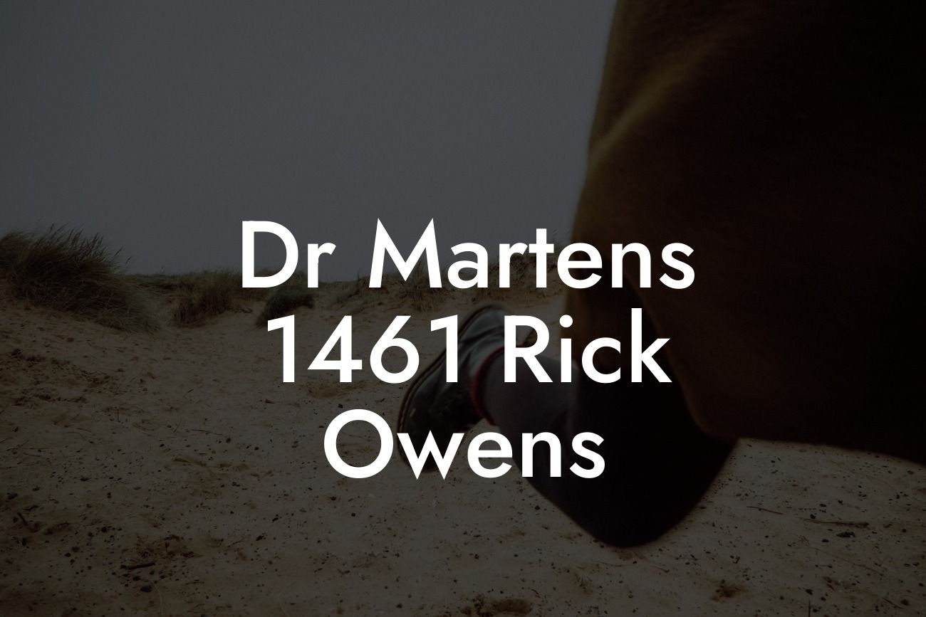 Dr Martens 1461 Rick Owens