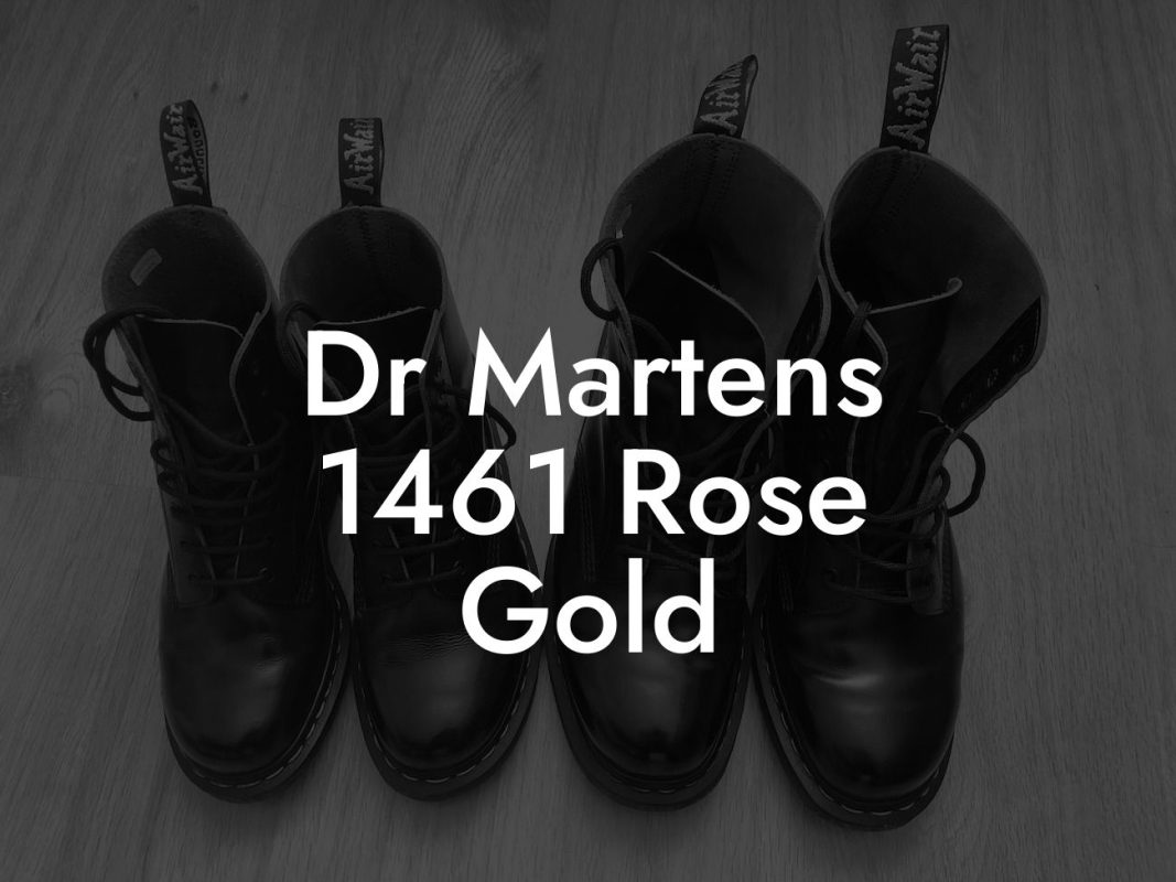 Dr Martens 1461 Rose Gold