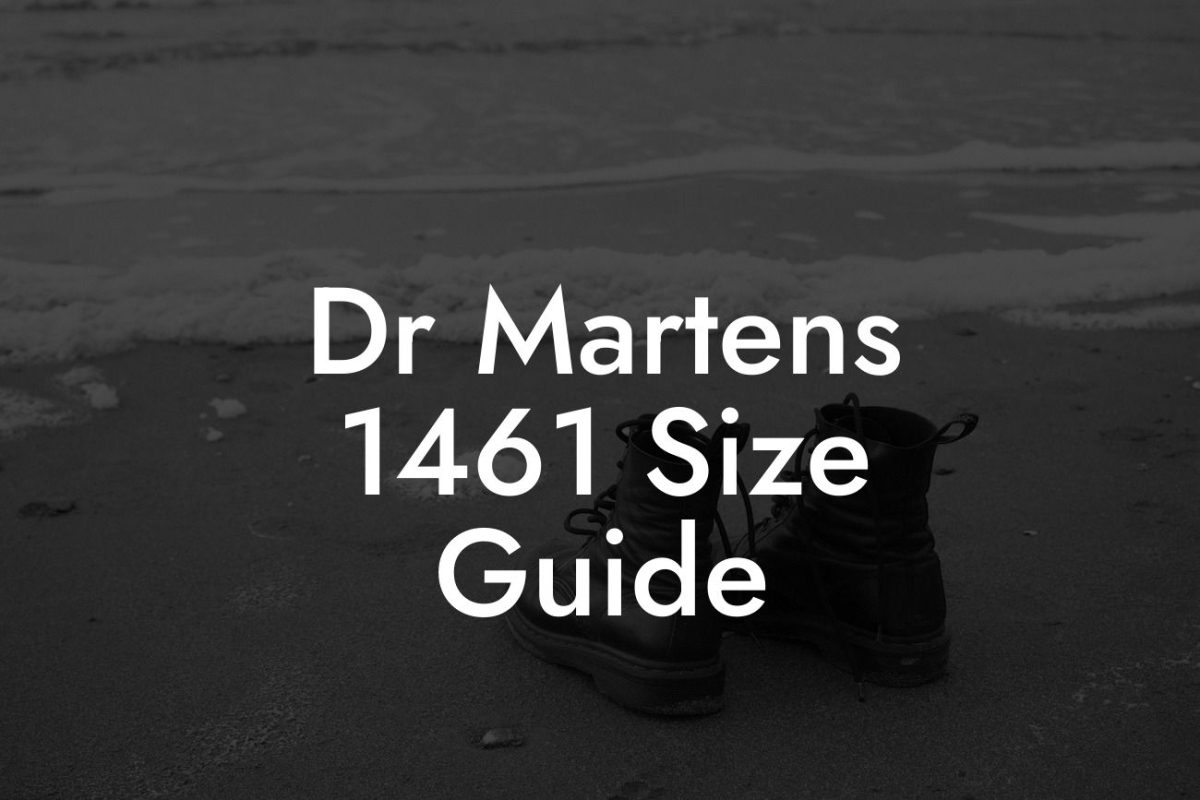 Dr Martens 1461 Size Guide