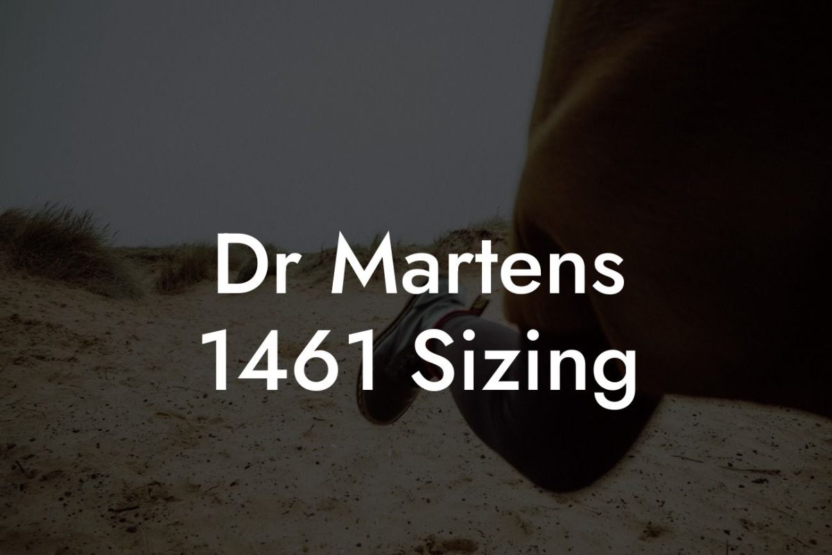 Dr Martens 1461 Sizing