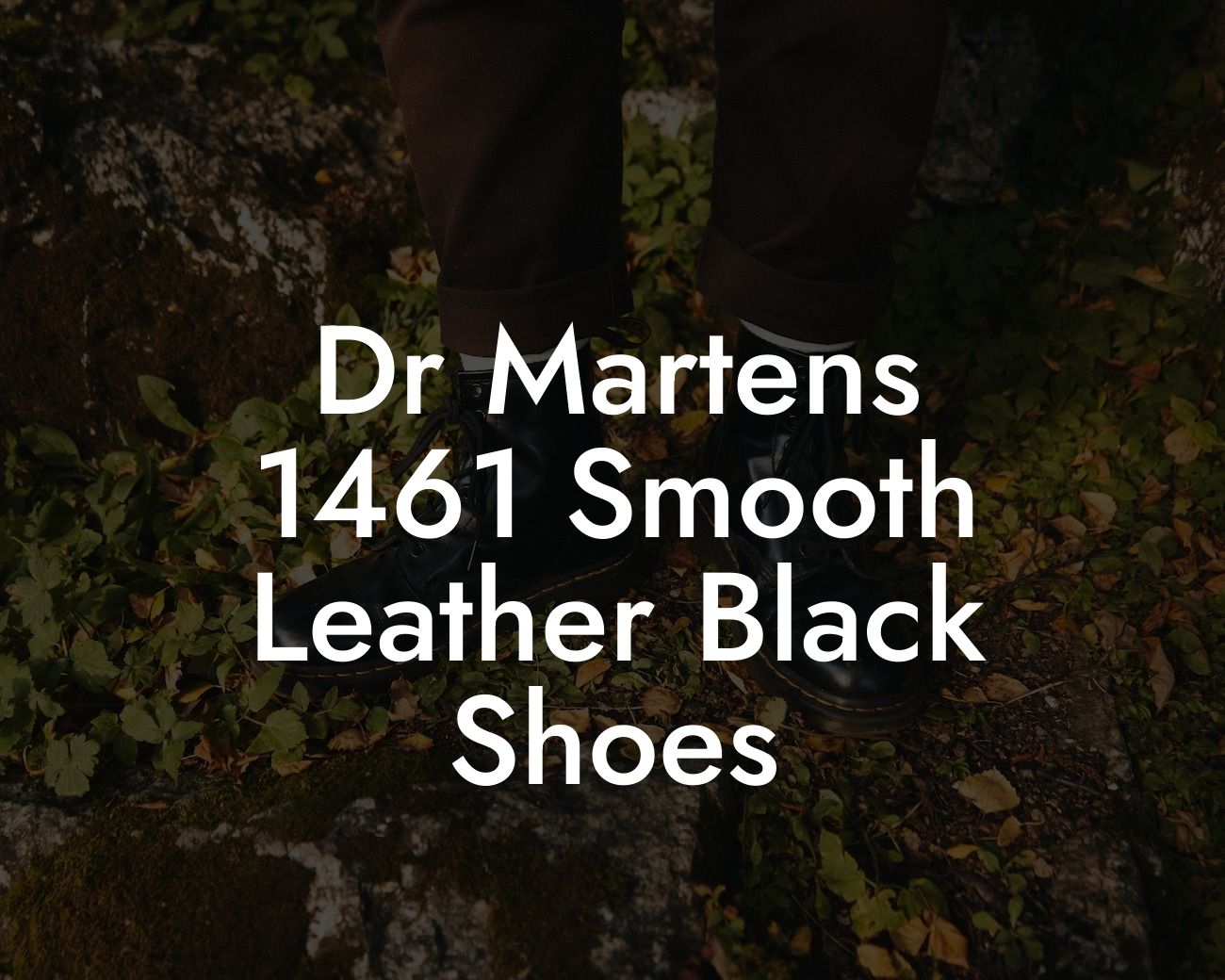 Dr Martens 1461 Smooth Leather Black Shoes