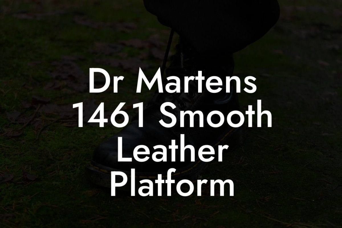 Dr Martens 1461 Smooth Leather Platform