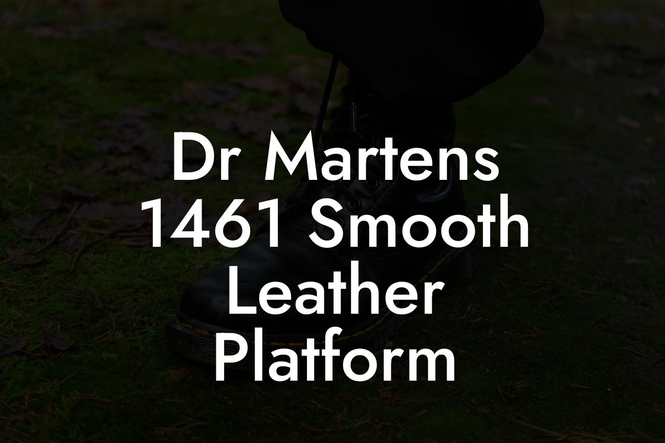 Dr Martens 1461 Smooth Leather Platform