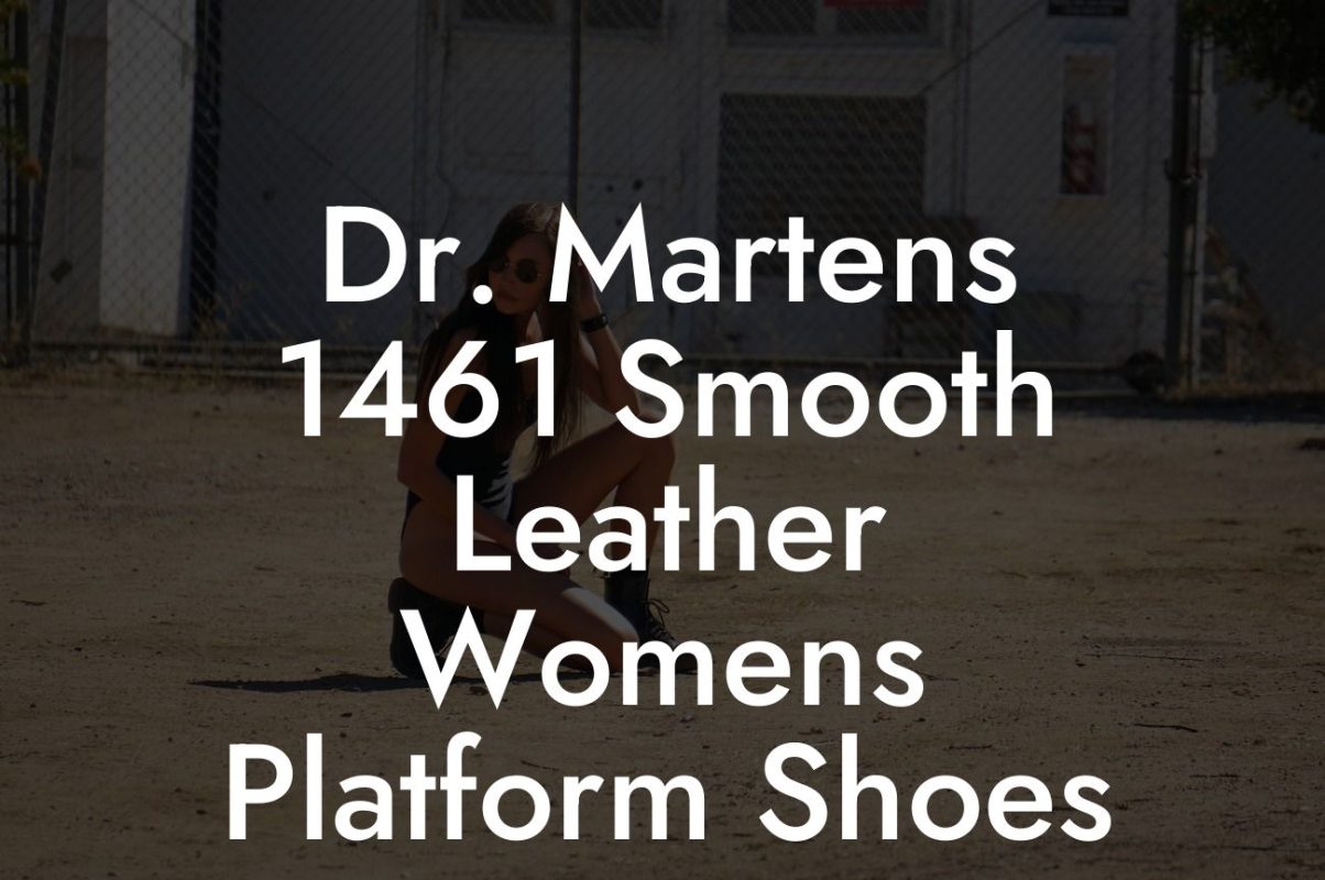 Dr. Martens 1461 Smooth Leather Womens Platform Shoes