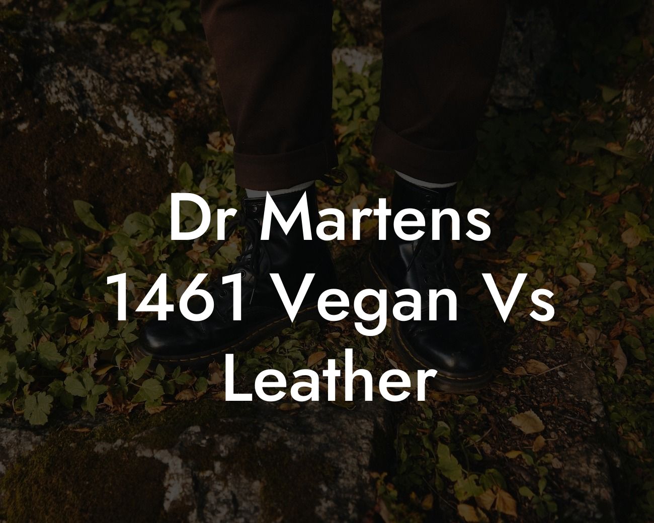 Dr Martens 1461 Vegan Vs Leather