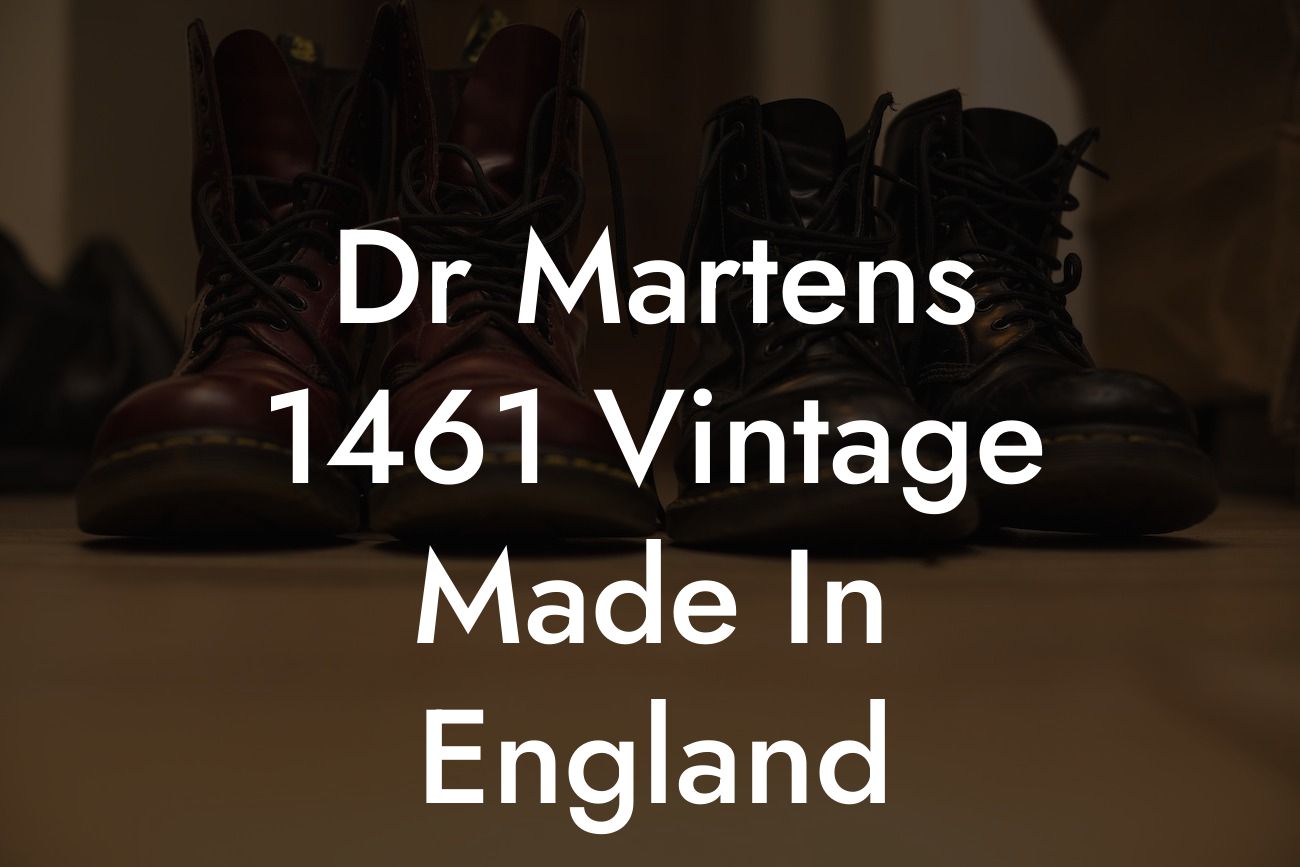 Dr Martens 1461 Vintage Made In England