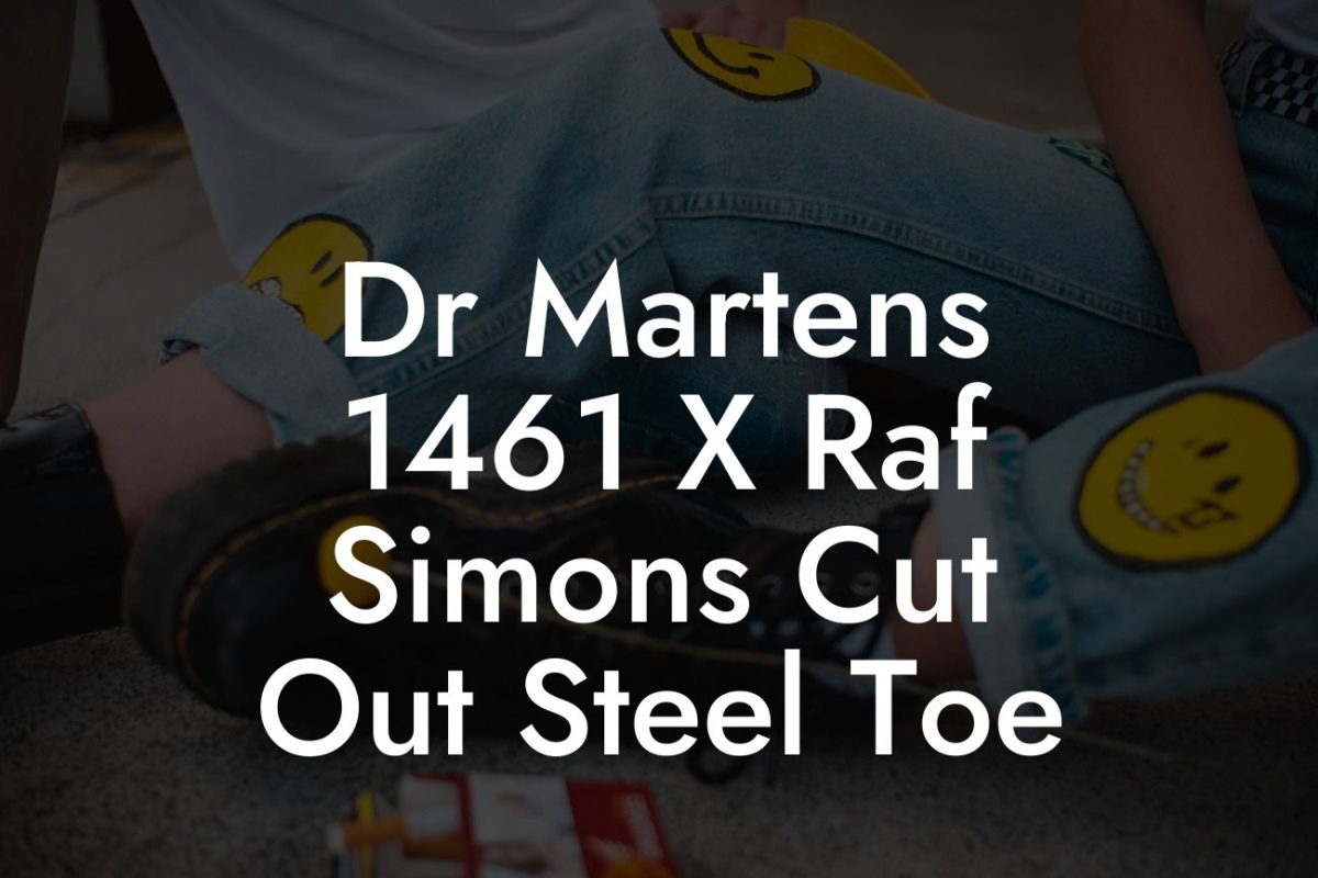 Dr Martens 1461 X Raf Simons Cut Out Steel Toe