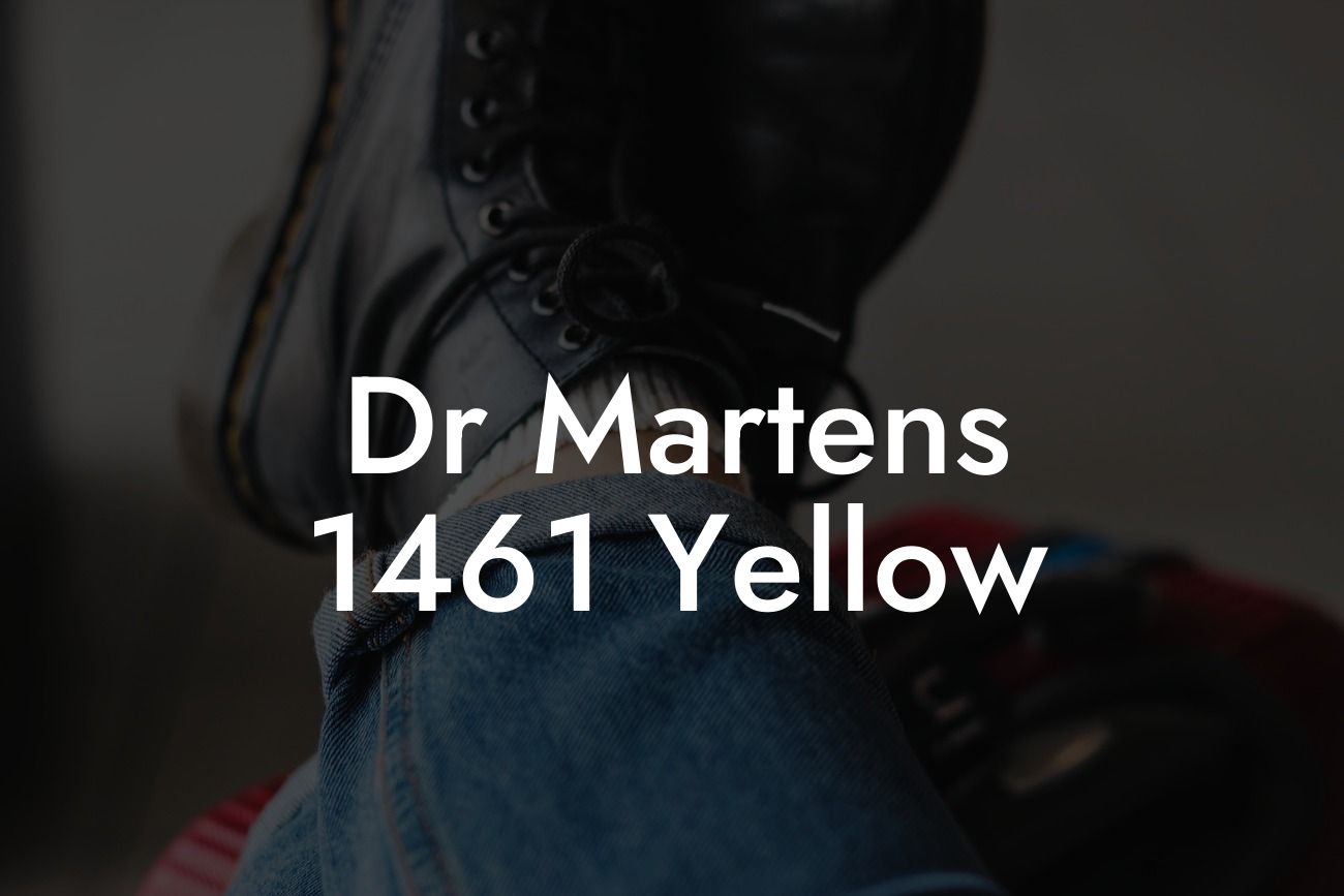 Dr Martens 1461 Yellow