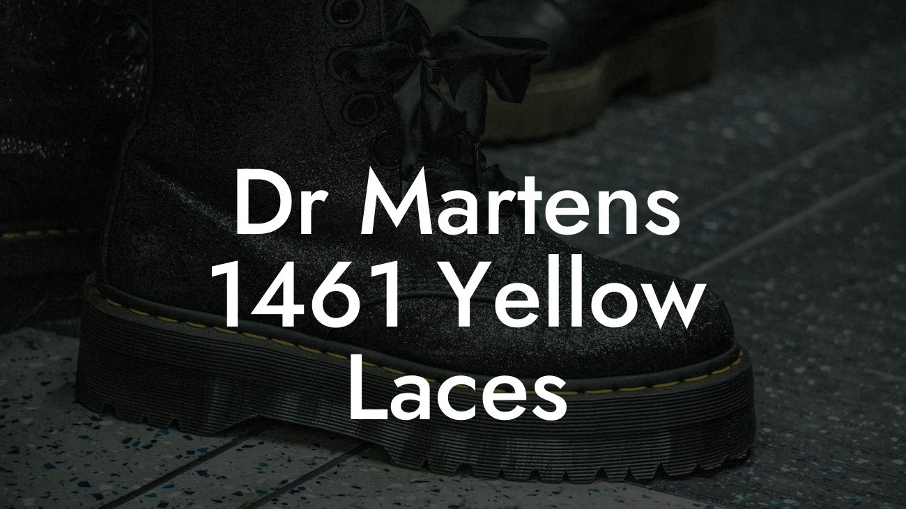 Dr Martens 1461 Yellow Laces