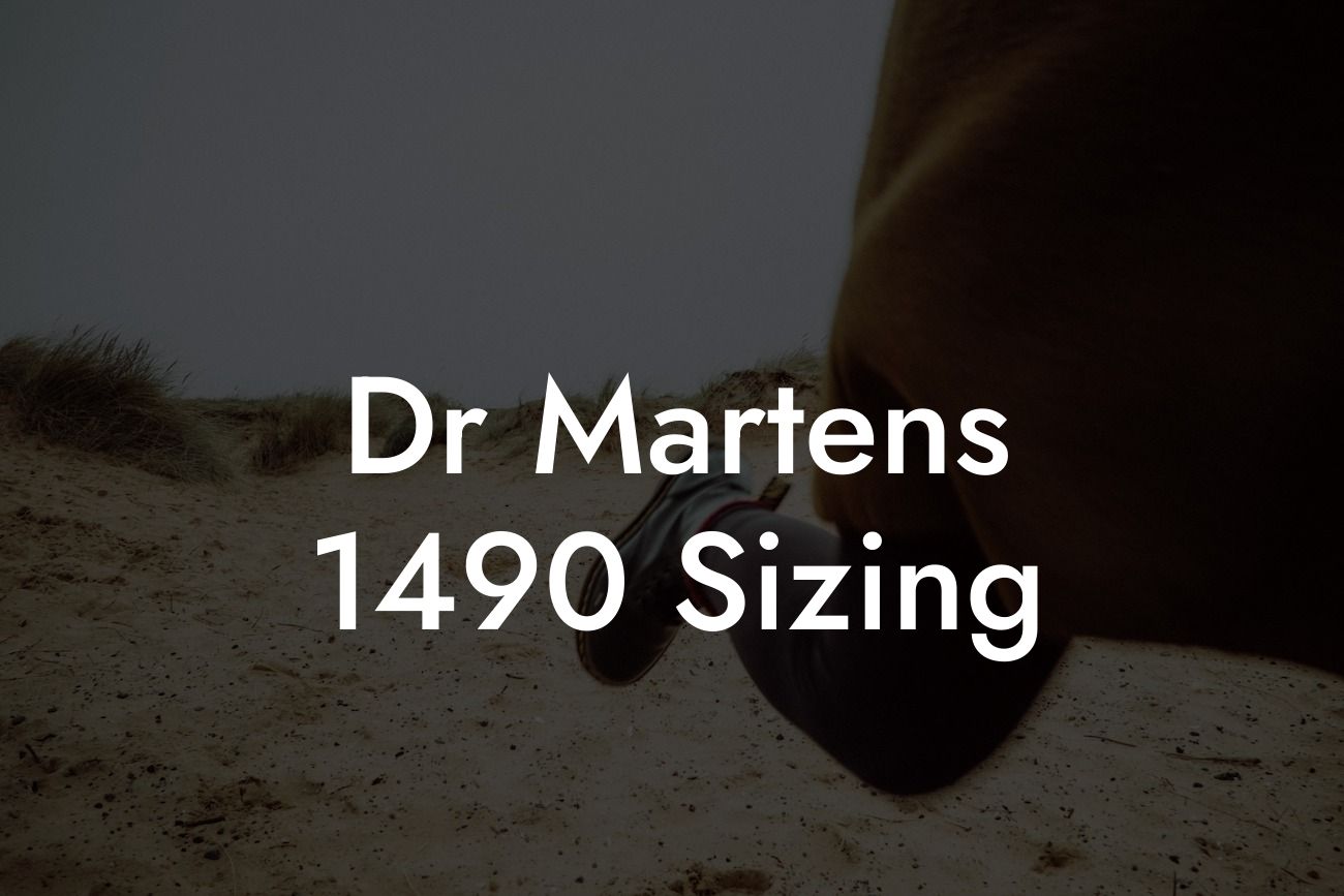 Dr Martens 1490 Sizing